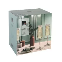 Set de 6 Flûtes à Champagne Linea 20cl - Royal Leerdam