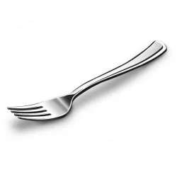 Set de 50 Fourchettes Plastique Argent 18,5cm - Algon Réutilisable