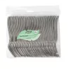 Set de 50 Fourchettes Plastique Argent 18,5cm - Algon Réutilisable