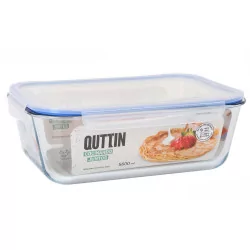 Grande Boîte Hermétique Rectangulaire en Verre 5,6L - Quttin