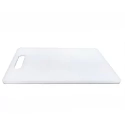 Planche à Découper Professionnelle 33x20x1cm - Quttin Blanc