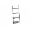 ETAGERE ECHELLE 4 TAB NOIR/BOIS 60x34.5x