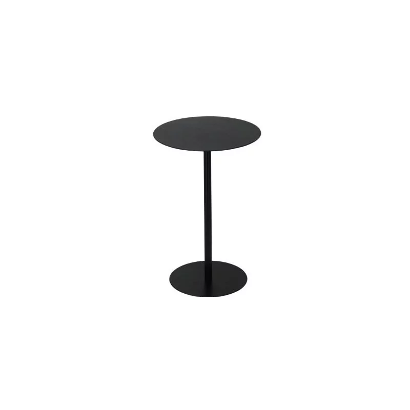 Bout de canapé rond Noir D35H53cm