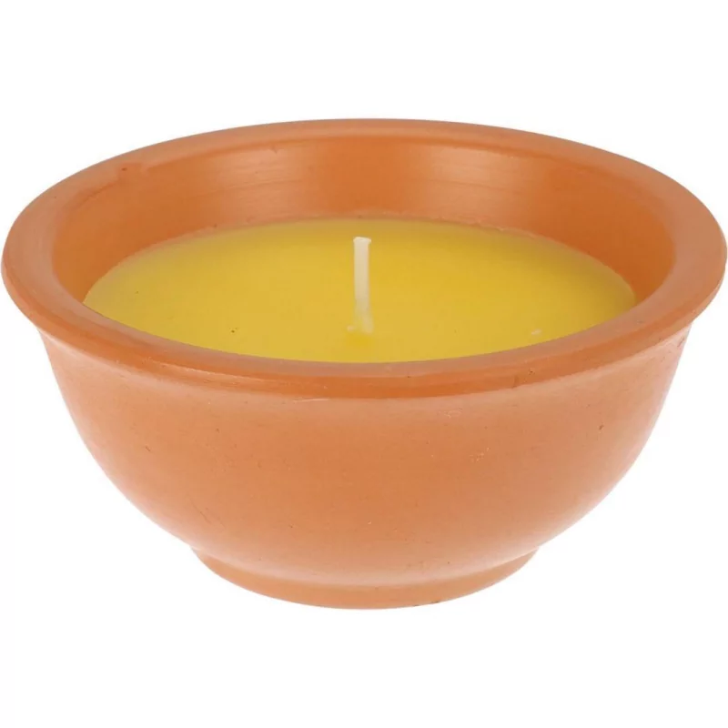 Bougie citronnelle dans pot