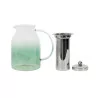 Théière en Verre Vert Funky 1,5L | Filtre & Couvercle Inox Théière en Verre Vert Funky 1,5L | Filtre & Couvercle Inox