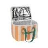 Sac Isotherme Palma "Bonjour" Corail & Vert | Lunch Bag 6,5L Sac Isotherme Palma "Bonjour" Corail & Vert | Lunch Bag 6,5L