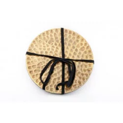 DESSOUS DE VERRE DORe MARTELe 11CM X4