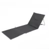 MATELAS DE PLAGE GRIS ANTHRA 158X51XH45C