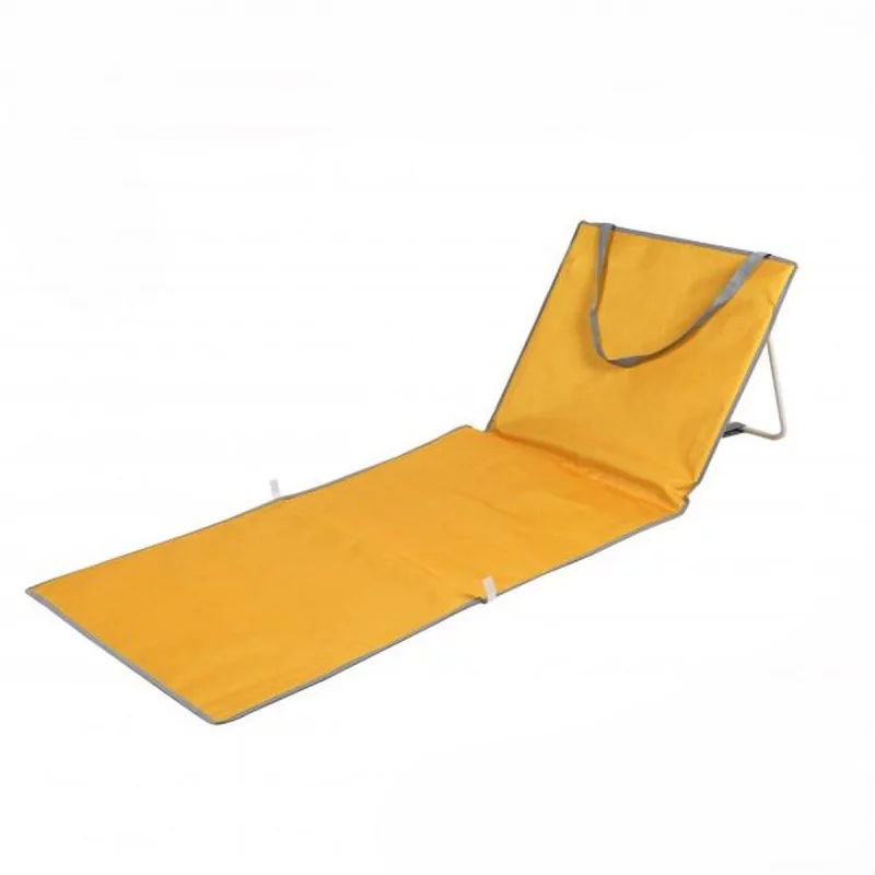 MATELAS DE PLAGE JAUNE MOUTARDE 158X51XH