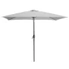 Parasol Rectangulaire Inclinable 2x3 m Gris Clair Parasol Rectangulaire Inclinable 2x3 m Gris Clair