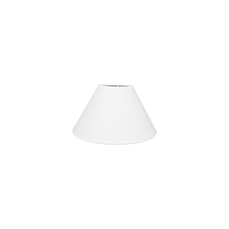 Abat-jour Rond Blanc D25 cm x H15,5 cm Abat-jour Rond Blanc D25 cm x H15,5 cm