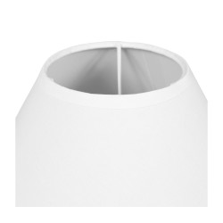 Abat-jour Rond Blanc D25 cm x H15,5 cm