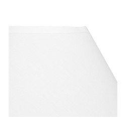 ABAT-JOUR ROND BLANC D25CM H15,5CM