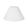 ABAT-JOUR ROND BLANC D40CM H25CM