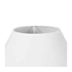 ABAT-JOUR ROND BLANC D40CM H25CM
