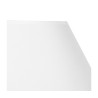 ABAT-JOUR ROND BLANC D40CM H25CM