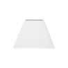 ABAT-JOUR CARRE BLANC D27CM H19CM