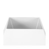 ABAT-JOUR CARRE BLANC D41CM H29,5CM ABAT-JOUR CARRE BLANC D41CM H29,5CM
