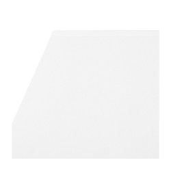 ABAT-JOUR CARRE BLANC D41CM H29,5CM
