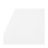 ABAT-JOUR CARRE BLANC D41CM H29,5CM