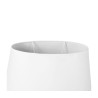 ABAT-JOUR OVALE BLANC H30CM D44,5X29CM ABAT-JOUR OVALE BLANC H30CM D44,5X29CM