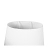 ABAT-JOUR OVALE BLANC BASE 31CM H20,5X19