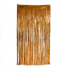 Rideau à Franges Métallisées Terracotta 1m x 2m | Déco de Fête