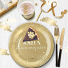 ASSIETTES X6 PARTY DORE