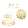 Trio Décoration de Table "Joyeux Anniversaire" Doré | 60 Stickers Trio Décoration de Table "Joyeux Anniversaire" Doré | 60 Stickers