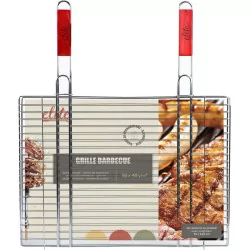 Grille Barbecue Rectangulaire Elite - 52x64,5 cm | 2 Manches
