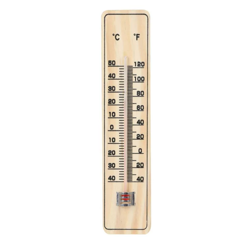 Thermomètre de Jardin en Bois - H20 cm - Intérieur/Extérieur Thermomètre de Jardin en Bois - H20 cm - Intérieur/Extérieur
