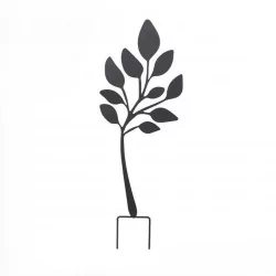 Pic de Jardin Design Branche - Métal Noir - 64 cm