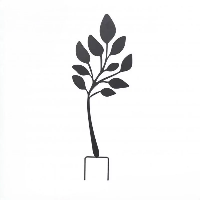 Pic de Jardin Design Branche - Métal Noir - 64 cm Pic de Jardin Design Branche - Métal Noir - 64 cm
