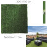 Gazon Artificiel 200x100 cm | Hauteur 10 mm | Aspect Naturel