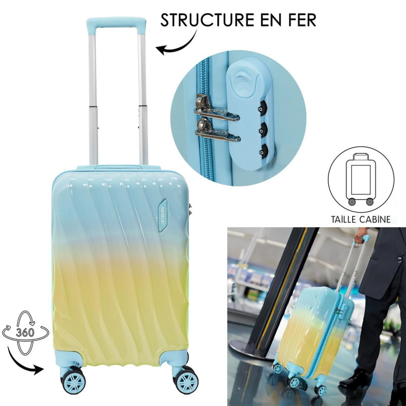 VALISE CABINE BICOLORE 35L