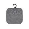 Manique de Cuisine Adam Anthracite avec Poche | Silicone & Lin