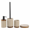 Distributeur Savon Niagara Naturel | Polyresine & Acacia D8x17cm Distributeur Savon Niagara Naturel | Polyresine & Acacia D8x17cm
