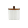 POT A COTONS NIAGARA BLANC D9.5x10.8CM P