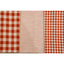 Torchon de Cuisine en Coton Carreau Brique 50x70 cm