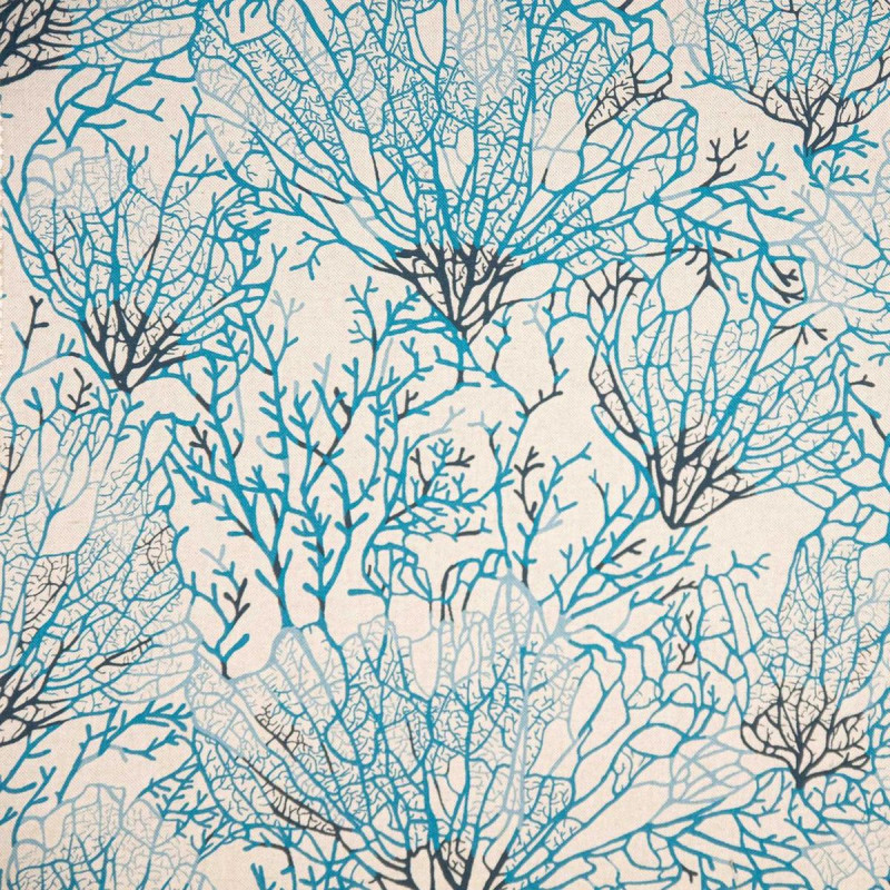 Nappe CORAUX NAVY enduite 155CM RONDE