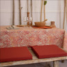 Nappe CORAUX ORANGE enduite 200X150cm