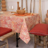 Nappe CORAUX ORANGE enduite 250X150cm