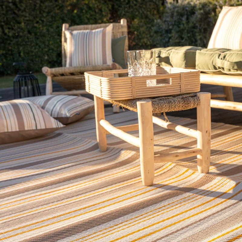 Tapis Extérieur Biscarosse Atmosphère 160x230 cm à Rayures Tapis Extérieur Biscarosse Atmosphère 160x230 cm à Rayures