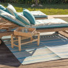 TAPIS BISCAROSSE 160X230 TURQUOISE