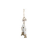 Suspension Décorative Duo de Poissons en Bois 41,5 cm