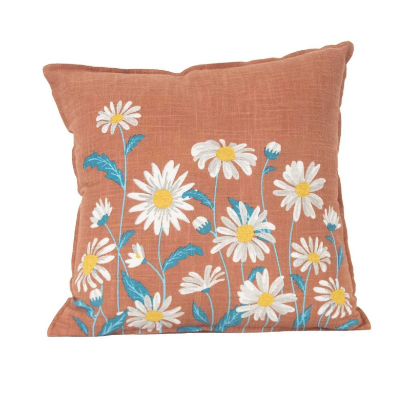 COUSSIN DAISY BRIQUE 45X45 COUSSIN DAISY BRIQUE 45X45
