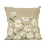 COUSSIN DAISY TAUPE 45X45