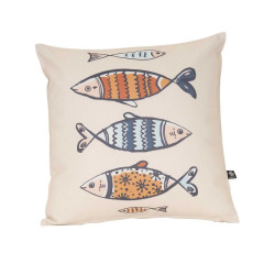 COUSSIN FISH CLUB ECRU 45X45