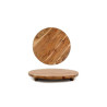 Planche de Présentation en Bois d'Acacia D40 cm Ronde sur Pieds
