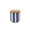 BOCAL MANGUIER RAYURES BLEUES 10CM